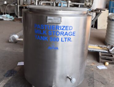 Vertical Milk Storage Tank