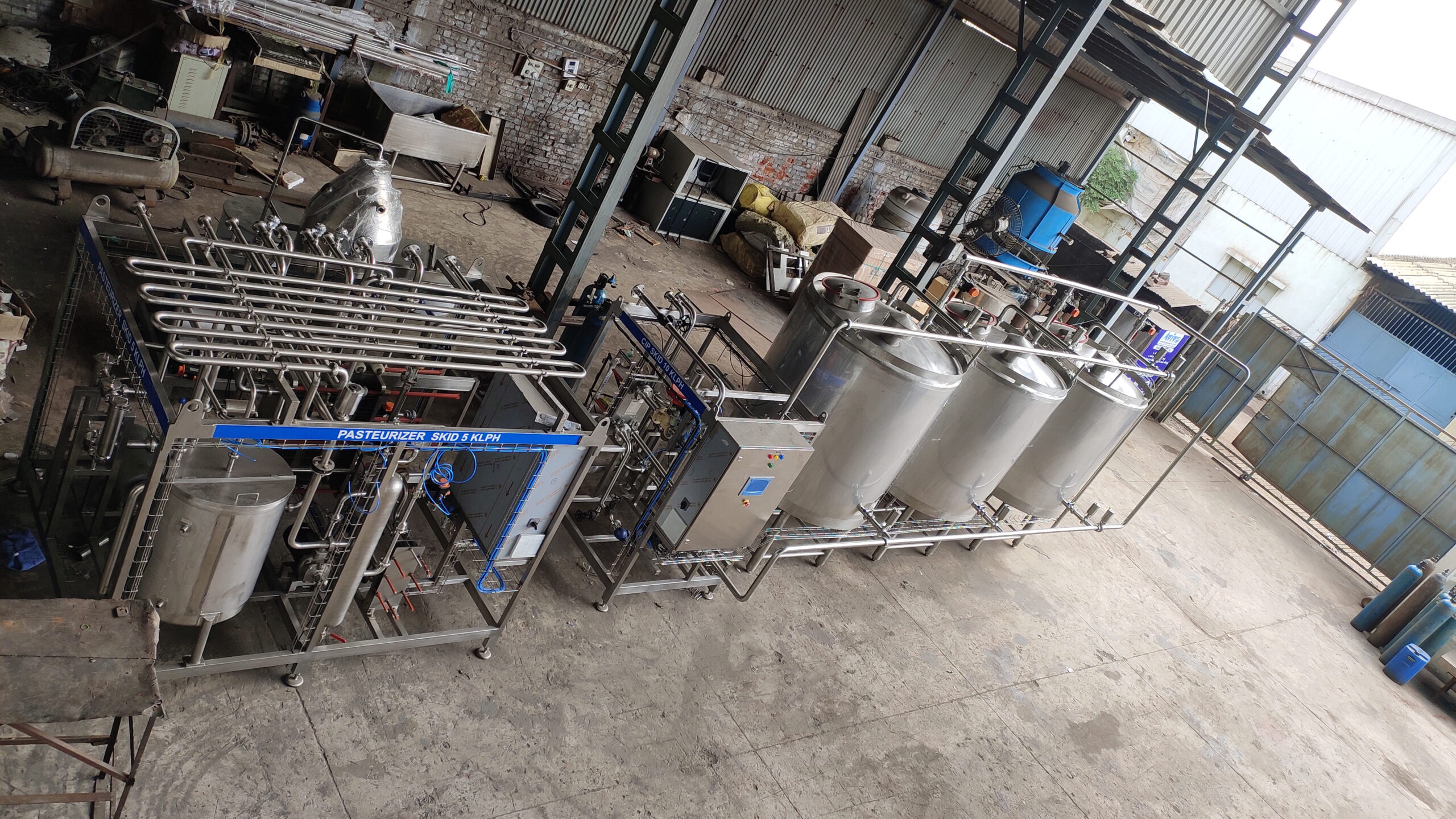 cip for dairy plant